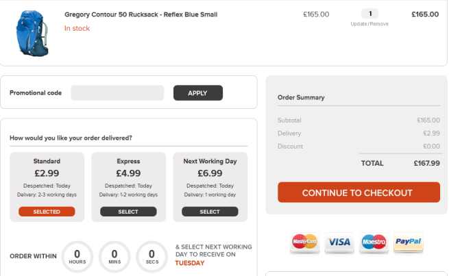 Smooth Checkout option for eCommerce websites